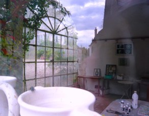 reflets de l'atelier privé à Th.