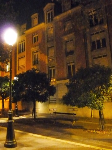 banc Paris nuit
