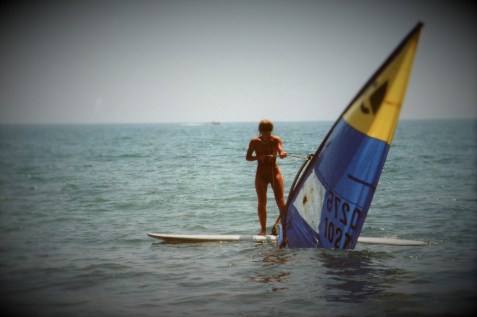 la plage et la voile