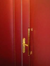 porte capitonnée du Kabinet