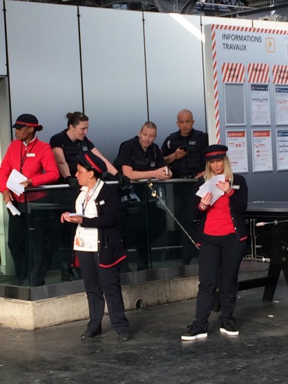 accueil de goupe SNCF