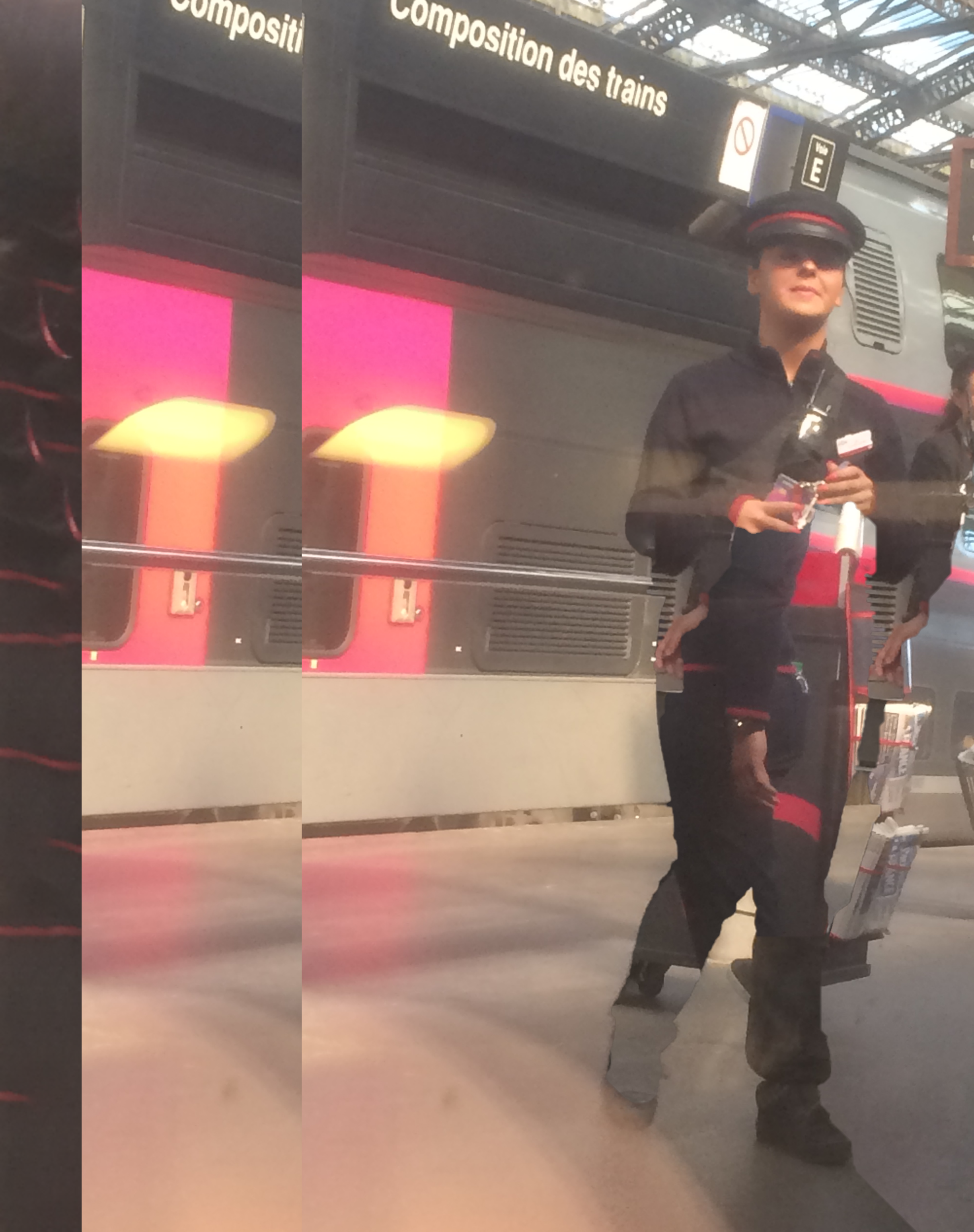 Germaine et sa composition des trains